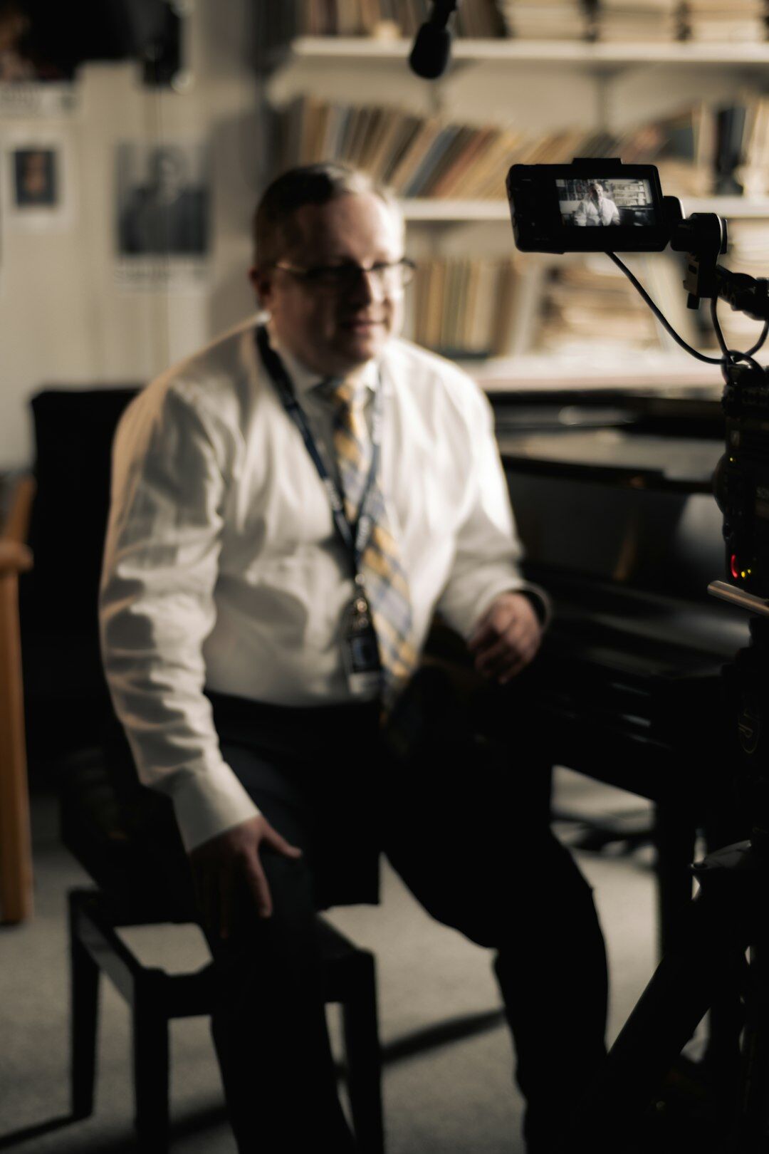 Finnish male broadcast network director portrait
